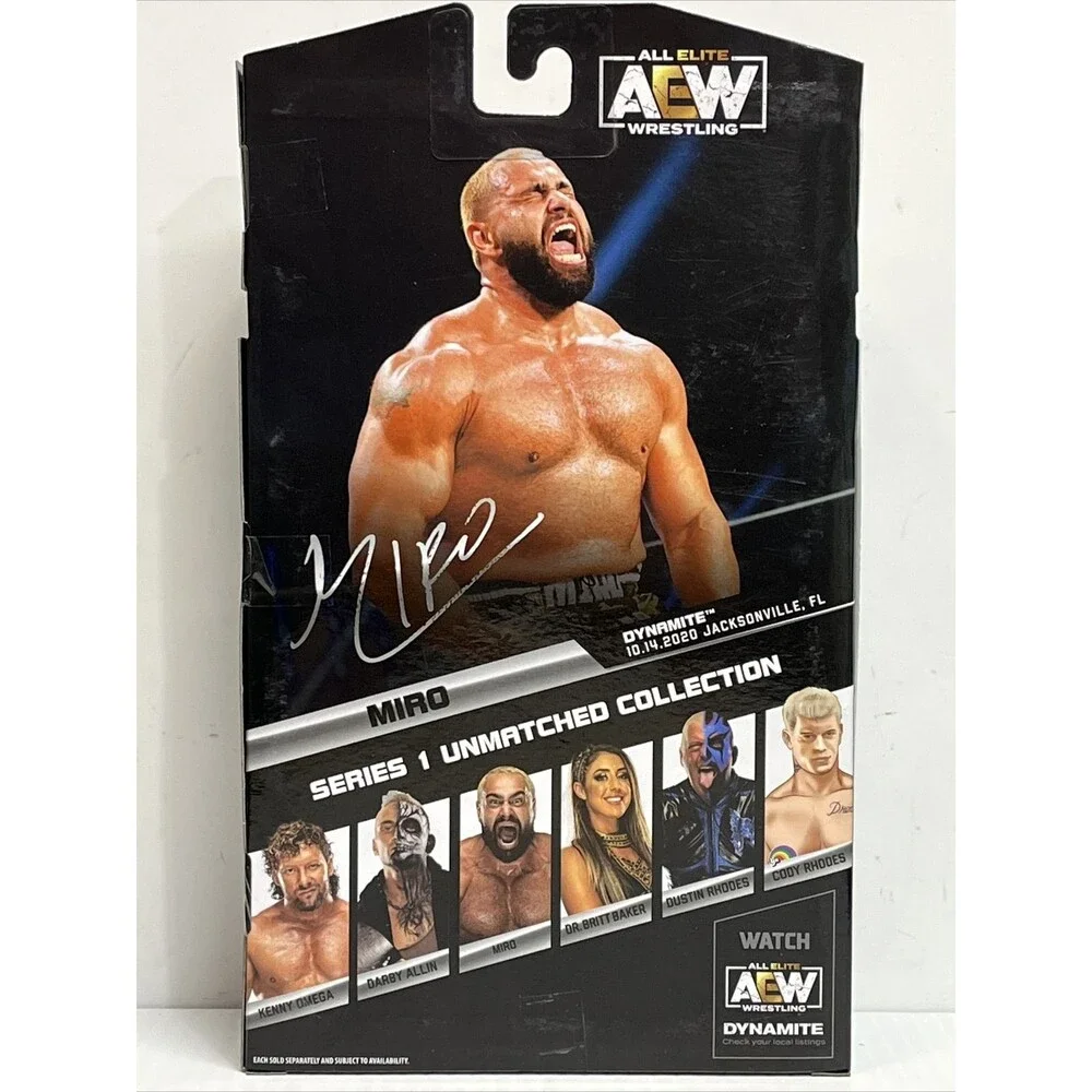 AEW Unmatched Collection Series 1 Miro Wrestling Action Figure jazware NEW 2021